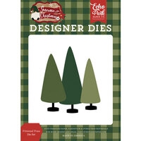 Echo Park - Gnome For Christmas Collection - Designer Dies - Trimmed Trees