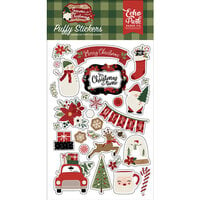 Echo Park - Gnome For Christmas Collection - Puffy Stickers