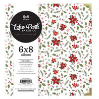 Echo Park - Gnome For Christmas Collection - 6 x 8 Album - Holiday Floral