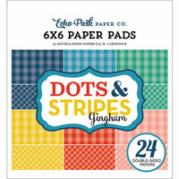 Echo Park - Dots and Stripes Gingham Collection - Summer - 6 x 6 Paper Pad