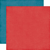 Echo Park - Go See Explore Collection - 12 x 12 Double Sided Paper - Red