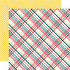 Echo Park - Have Faith Collection - 12 x 12 Double Sided Paper - Perfect Plaid