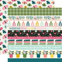 Echo Park - Have Faith Collection - 12 x 12 Double Sided Paper - Border Strips