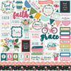 Echo Park - Have Faith Collection - 12 x 12 Cardstock Stickers - Elements