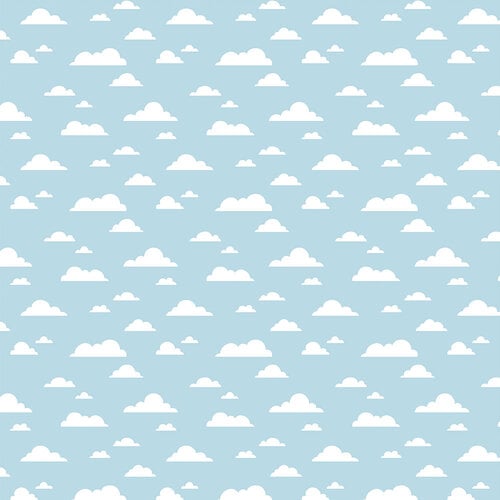 Echo Park - Have A Great Summer Collection - 12 x 12 Double Sided Paper - Cloudy Days