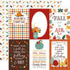Echo Park - Happy Fall Collection - 12 x 12 Double Sided Paper - 4 x 6 Journaling Cards