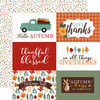 Echo Park - Happy Fall Collection - 12 x 12 Double Sided Paper - 6 x 4 Journaling Cards