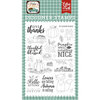 Echo Park - Happy Fall Collection - Clear Photopolymer Stamps - Give Thanks