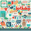 Echo Park - Happy Birthday Boy Collection - 12 x 12 Cardstock Stickers - Elements