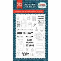 Echo Park - Happy Birthday Boy Collection - Clear Photopolymer Stamps - Happy Birthday To You