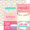 Echo Park - Happy Birthday Girl Collection - 12 x 12 Double Sided Paper - 4 x 6 Journaling Cards