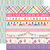 Echo Park - Happy Birthday Girl Collection - 12 x 12 Double Sided Paper - Border Strips