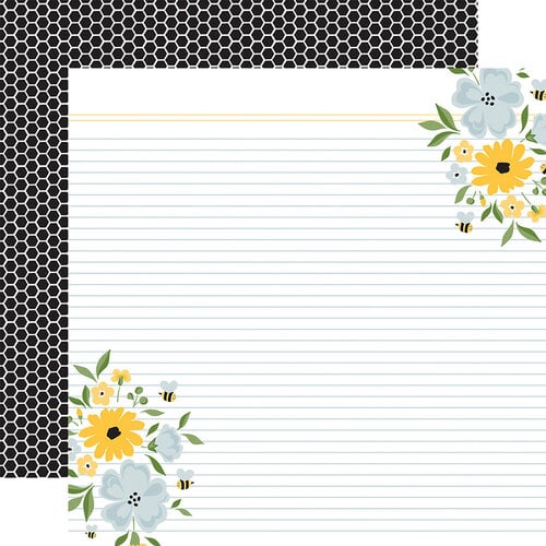 Echo Park - Happy As Can Bee Collection - 12 x 12 Double Sided Paper - Make A Note