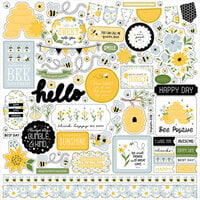 Echo Park - Happy As Can Bee Collection - 12 x 12 Cardstock Stickers - Element