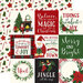 Echo Park - Christmas - Here Comes Santa Claus Collection - 12 x 12 Double Sided Paper - 4 x 4 Journaling Cards