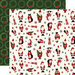 Echo Park - Christmas - Here Comes Santa Claus Collection - 12 x 12 Double Sided Paper - Jingle All The Way