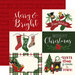 Echo Park - Here Comes Santa Claus Collection - Christmas - 12 x 12 Double Sided Paper - 6 x 4 Journaling Cards