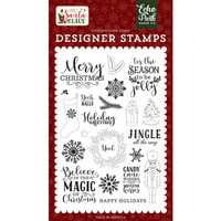 Echo Park - Here Comes Santa Claus Collection - Christmas - Clear Photopolymer Stamps - Magic Of Christmas