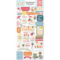 Echo Park - Here Comes The Sun Collection - Chipboard Embellishments - Phrases