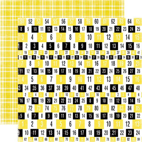 Echo Park - Happy Days Collection - 12 x 12 Double Sided Paper - Numbers