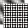 Echo Park - Happy Days Collection - 12 x 12 Double Sided Paper - Checkerboard