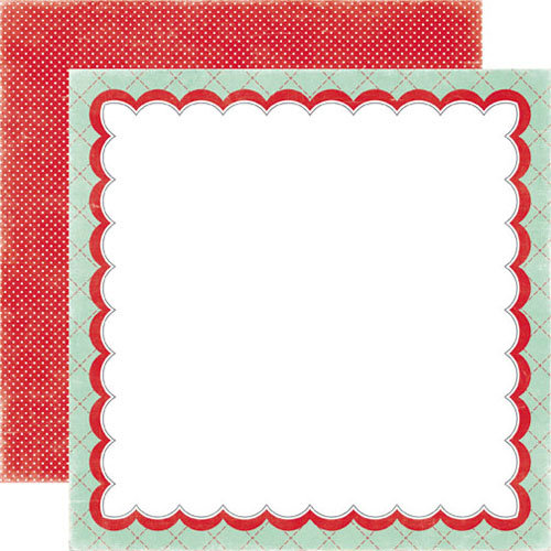 Echo Park - Happy Days Collection - 12 x 12 Double Sided Paper - Scalloped