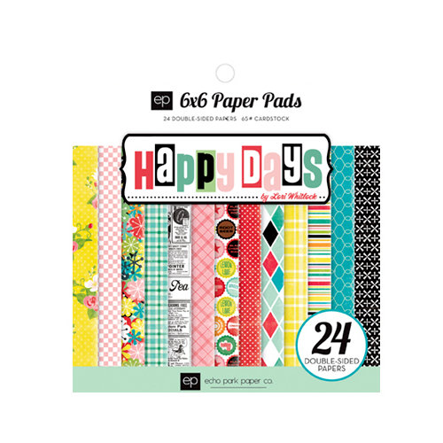 Echo Park - Happy Days Collection - 6 x 6 Paper Pad