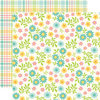 Echo Park - Happy Easter Collection - 12 x 12 Double Sided Paper - Easter Floral