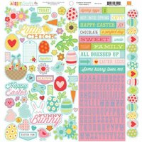 Echo Park - Happy Easter Collection - 12 x 12 Cardstock Stickers