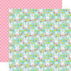 Echo Park - Hello Easter Collection - 12 x 12 Double Sided Paper - Hoppy Easter