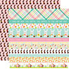 Echo Park - Hello Easter Collection - 12 x 12 Double Sided Paper - Border Strips