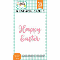 Echo Park - Hello Easter Collection - Designer Dies - Happy Easter Word 3