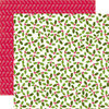 Echo Park - Home for the Holidays Collection - Christmas - 12 x 12 Double Sided Paper - Holly Berries