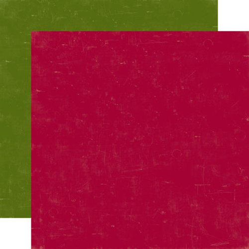 Echo Park - Home for the Holidays Collection - Christmas - 12 x 12 Double Sided Paper - Dark Red