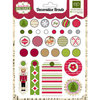 Echo Park - Home for the Holidays Collection - Christmas - Decorative Brads