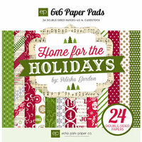 Echo Park - Home for the Holidays Collection - Christmas - 6 x 6 Paper Pad