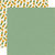 Echo Park - Homegrown Collection - 12 x 12 Double Sided Paper - Green Gingham