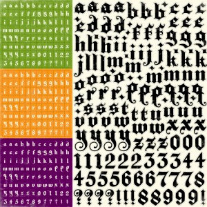 Echo Park - Happy Halloween Collection - 12 x 12 Cardstock Stickers - Alphabet, CLEARANCE
