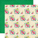 Echo Park - Happiness is Homemade Collection - 12 x 12 Double Sided Paper - Fresh Baked Floral