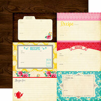 Echo Park - Happiness is Homemade Collection - 12 x 12 Double Sided Paper - 4 x 6 Journaling Cards
