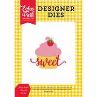 Echo Park - Happiness is Homemade Collection - Designer Dies - Berry Sweet Cupcake