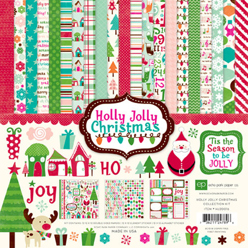 Echo Park - Holly Jolly Christmas Collection - 12 x 12 Collection Kit