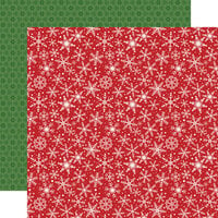 Echo Park - Have A Holly Jolly Christmas Collection - 12 x 12 Double Sided Paper - Jolly Snowflakes