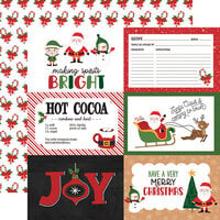 Echo Park - Have A Holly Jolly Christmas Collection - 12 x 12 Double Sided Paper - 6 x 4 Journaling Cards