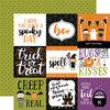 Echo Park - Halloween Magic Collection - 12 x 12 Double Sided Paper - 4 x 4 Journaling Cards