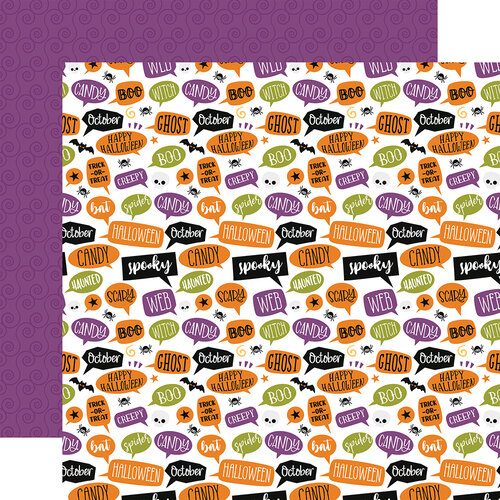 Echo Park - Halloween Magic Collection - 12 x 12 Double Sided Paper - Spooky Scary