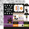 Echo Park - Halloween Magic Collection - 12 x 12 Double Sided Paper - Multi Journaling Cards