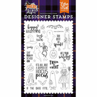 Echo Park - Hocus Pocus Collection - Halloween - Clear Photopolymer Stamps - Happy Haunting