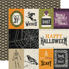 Echo Park - Hocus Pocus Collection - Halloween - 12 x 12 Double Sided Paper - 3 x 4 Journaling Cards