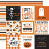 Echo Park - Halloween Party Collection - 12 x 12 Double Sided Paper - 4 x 4 Journaling Cards